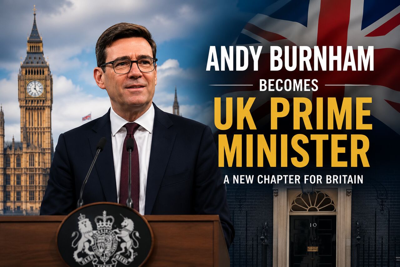 London, Writing, Andy Burnham Becomes UK Prime Minister
