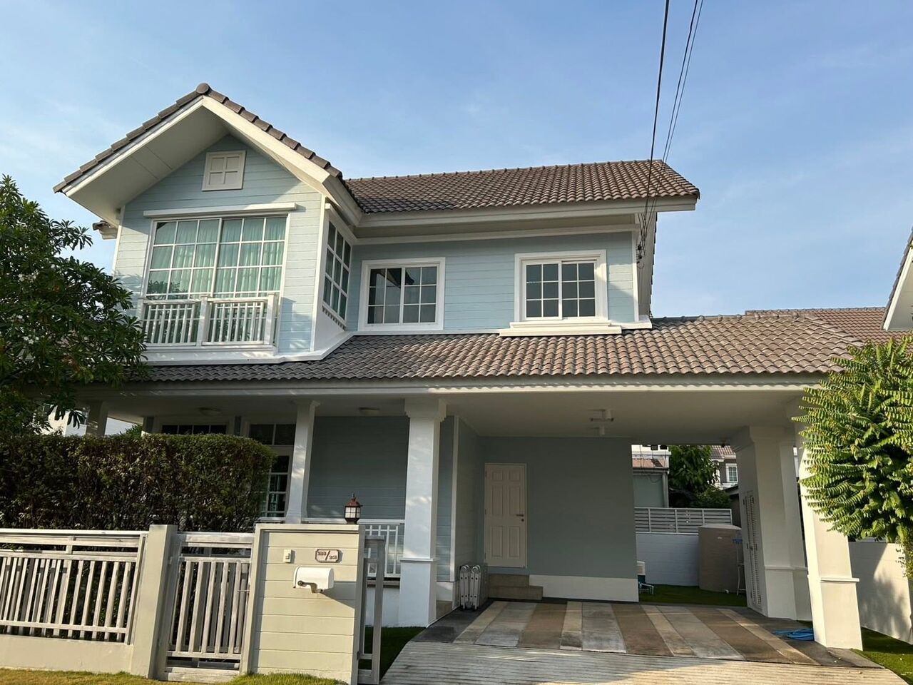 Bangkok, Villas, THB 55000,  60 Sq. Feet,  Single House For Rent, Burasiri Village, Panya Indra, Liap Khlong Song Road. #Near