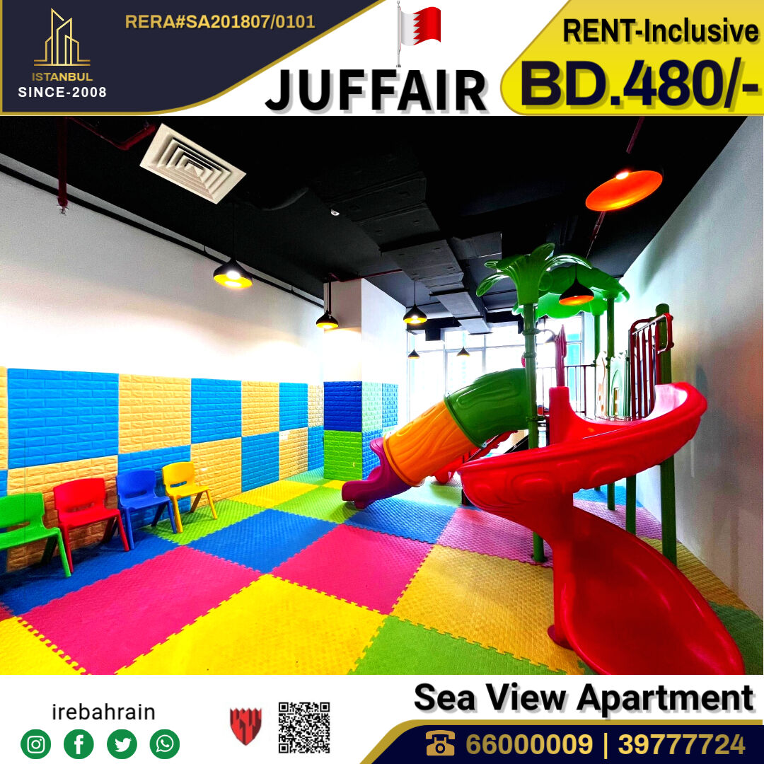 Juffair, Apartments, Flats, Houses & Villas, BHD 480/month,  Furnished,  2 BR,  Fully Furnished Luxurious Sea View Apartment For Rent In Juffair