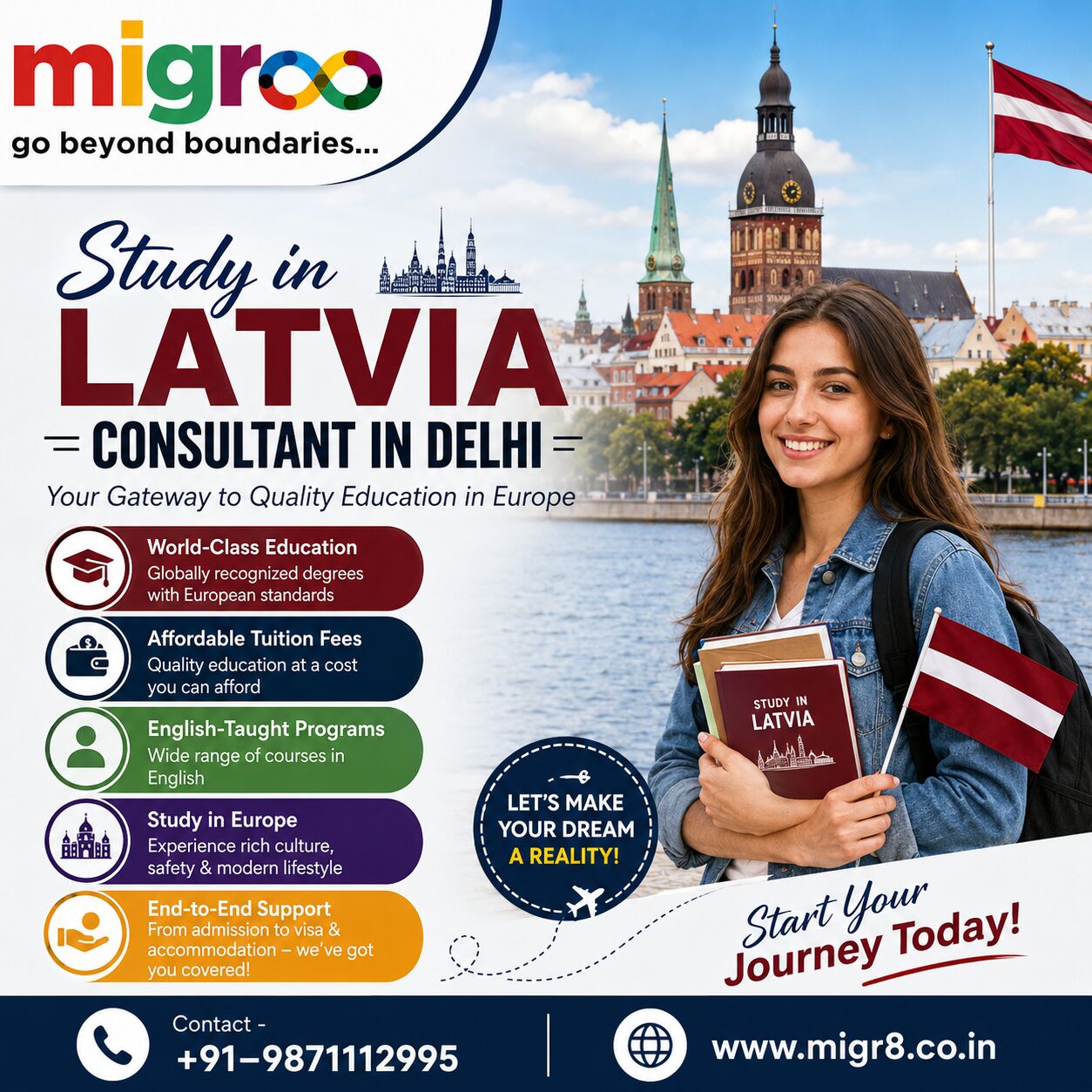 New Delhi, Free Items, Study In Latvia Consultant In Delhi