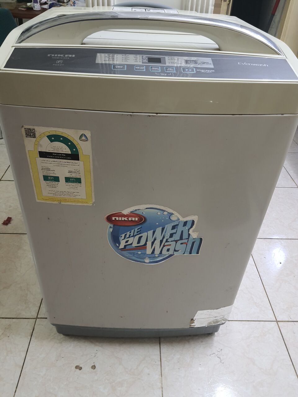 Riyadh, Appliances, SAR 650,  11kg Nikai Fully Automatic Top Loading Washing Machine