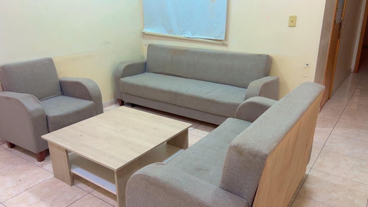 Jubail, Furniture, SAR 450,  Premium Sofa Set With Tea Table &ndash; Like New Condition