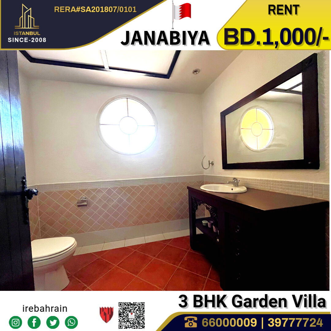 Janabiya, Villas, BHD 1000,  Semi Furnished Luxury Villa For Rent In Janabiya