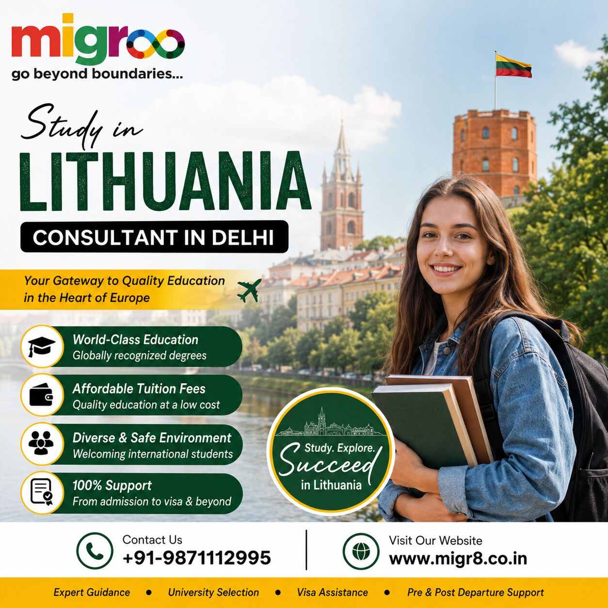 New Delhi, Free Items, Study In Lithuania Consultant In Delhi