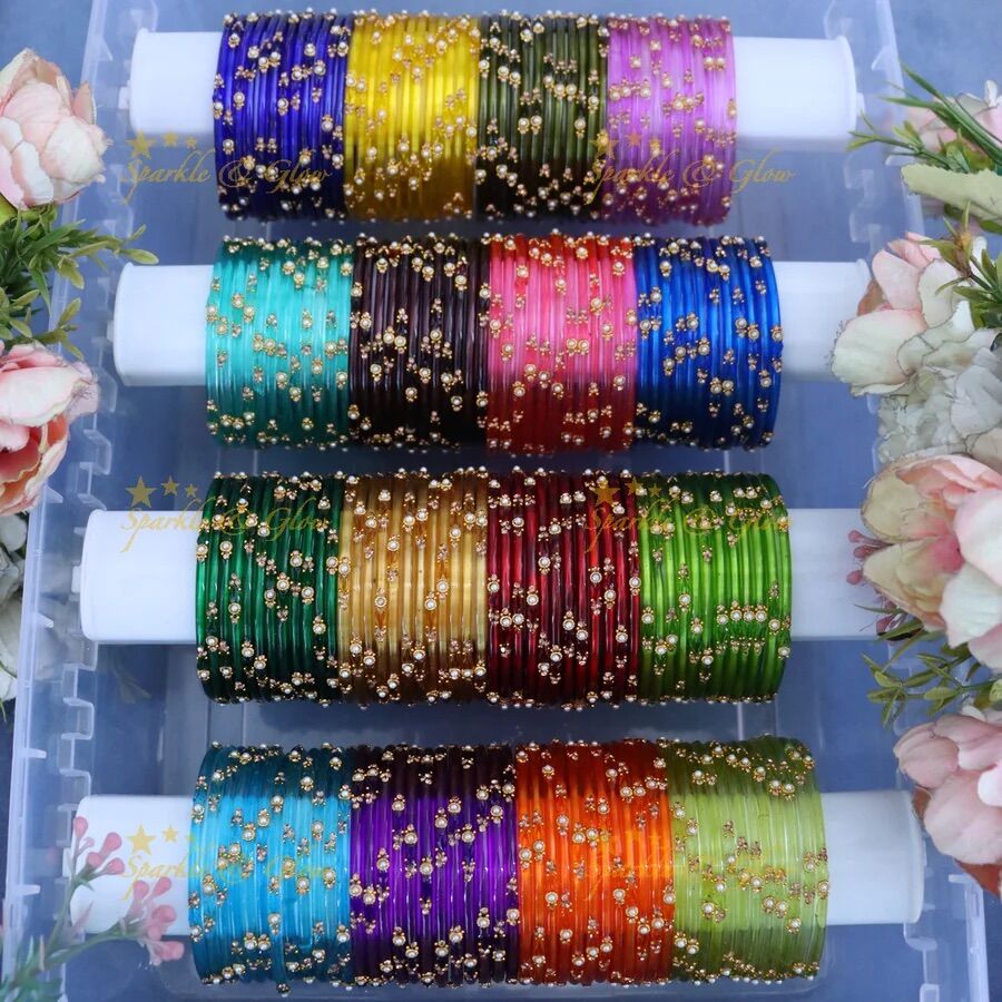 Bangalore, Businesses For Sale, Vibrant Glass Bangles Set | Sparkle And Glow