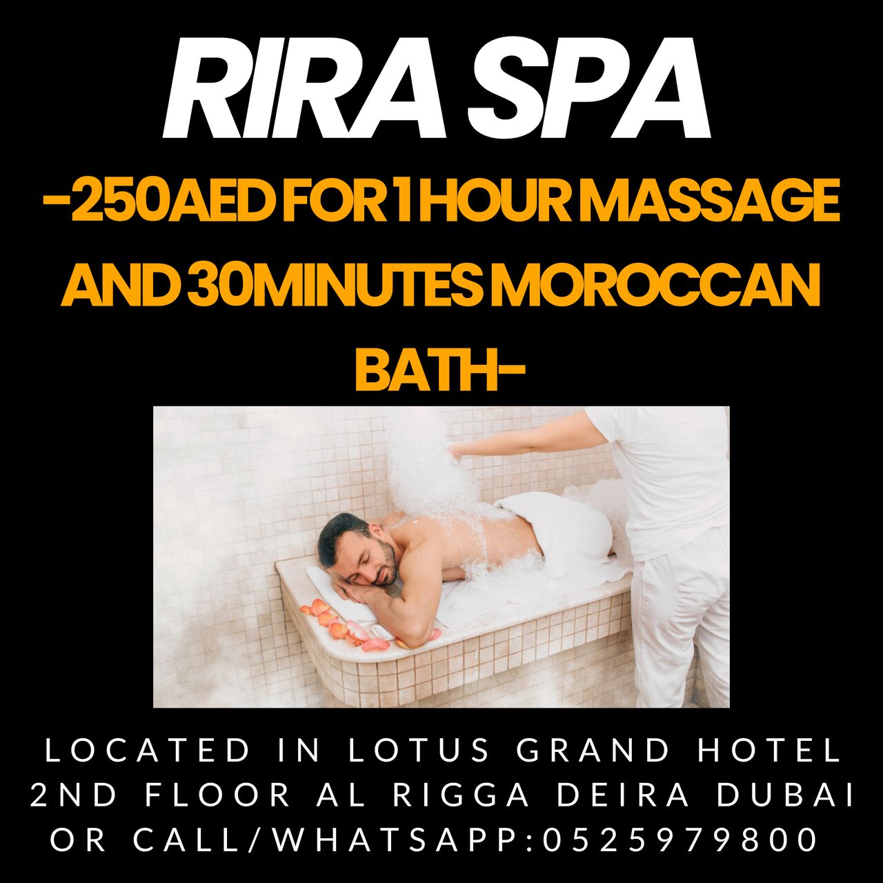 Al Rigga, Health, Rira Spa Offer 7/18/2026