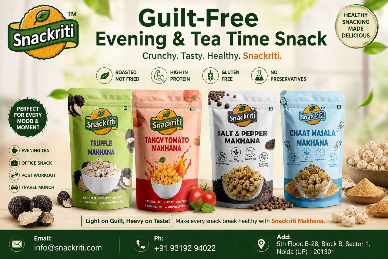 Mumbai, Food, INR 100,  Low-calorie Tea Time Snacks For Busy Professionals