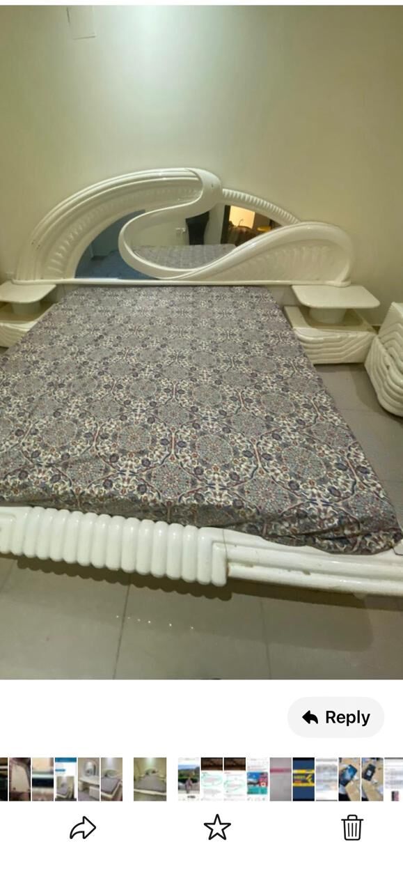 Riyadh, Furniture, SAR 300,  Bed And Dressing Table With Matress In SAR 300
