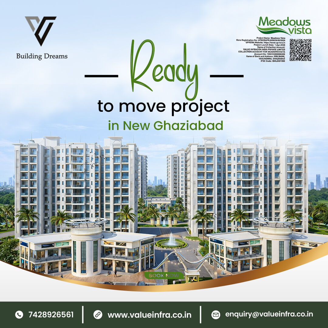 Ghaziabad, Apartments, Flats, Houses & Villas, Furnished,  Ready To Move Project In New Ghaziabad