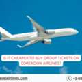 Is It Cheaper To Buy Group Tickets On Corendon Airlines?
