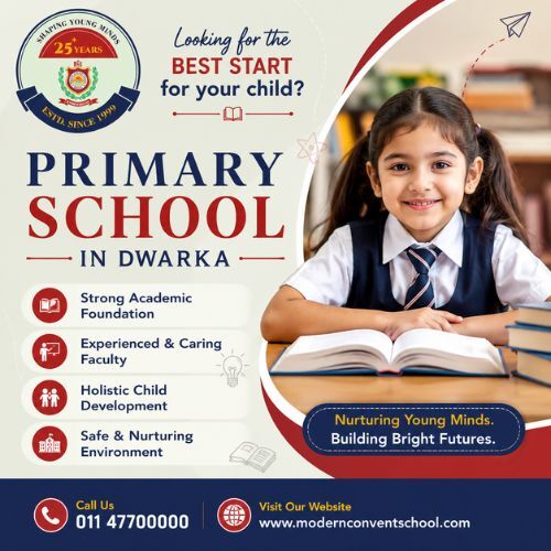 Dwarka, Education, Primary School In Dwarka - Modern Convent School