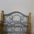 SAR 250,  Single Bed_Iron + Wood (Beautiful)_Easy To Install
