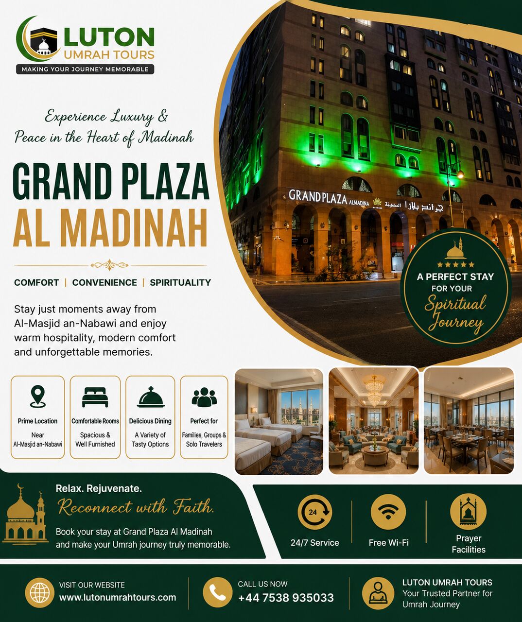 London, Travel, Grand Plaza Al Madinah