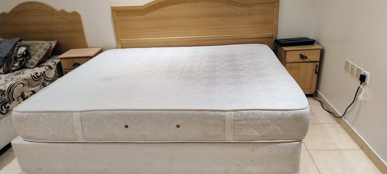 Al Sahafa, Furniture, SAR 450,  Double Bed And Single Bed With Side Tables