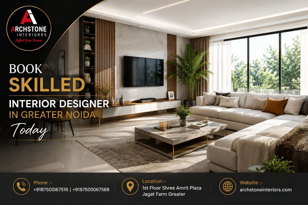 Greater Noida, Interior Design, Book Skilled Interior Designer In Greater Noida Today