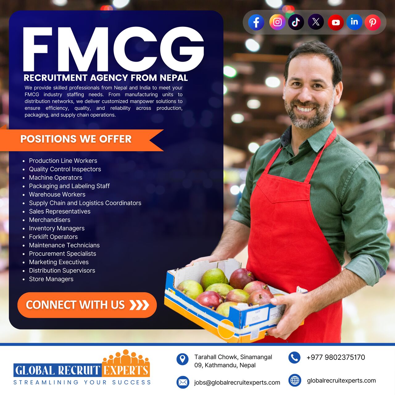 Dubai, Manpower, Recruitment Agency For United Arab Emirates