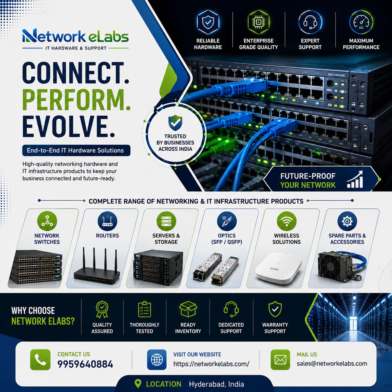 Hyderabad, Business, Smart Hardware. Reliable Performance.