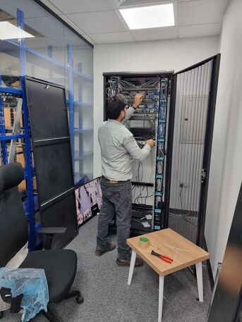 Khobar, Construction, ►Galas Partition Gypsum Partition For Office Renovation (electrical & Data Networking)