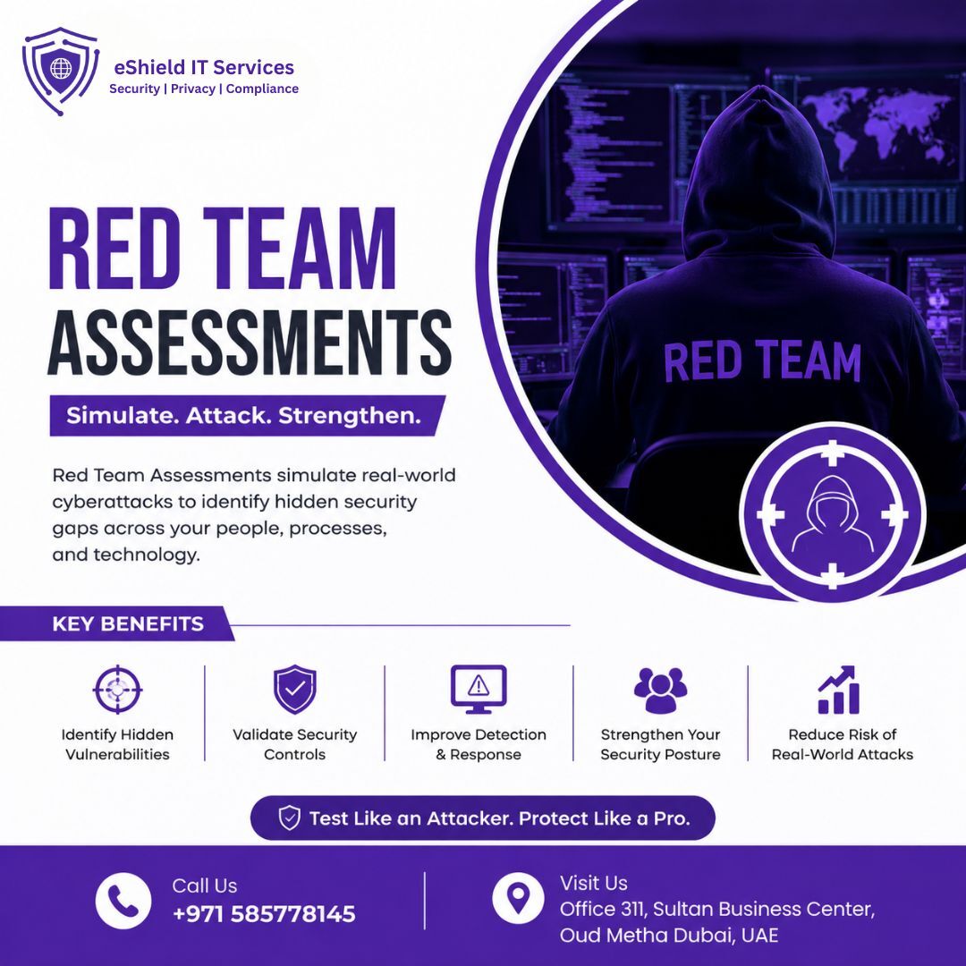 Dubai, Legal, Red Team Assessments For Businesses | EShield IT Services