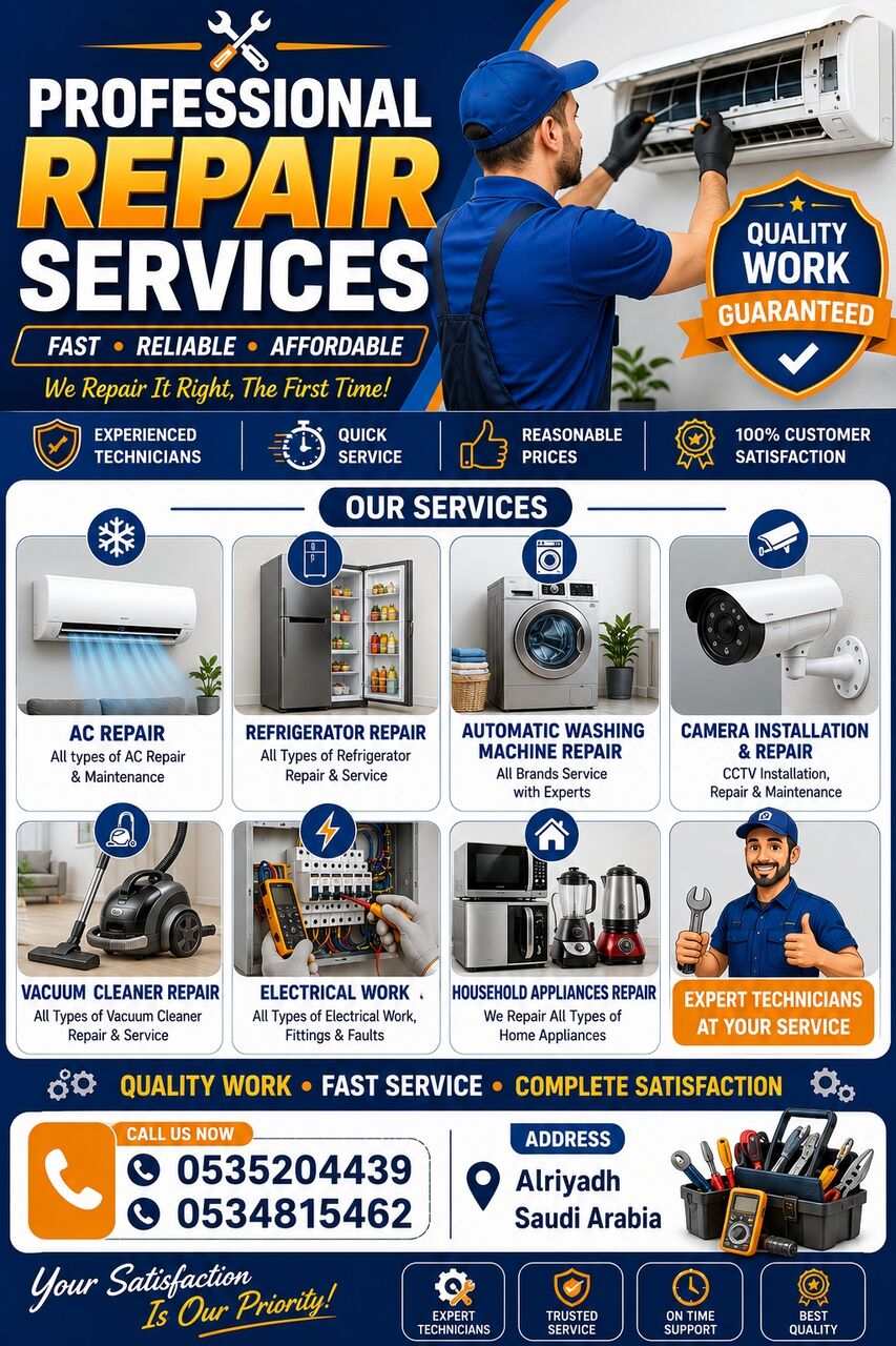 Riyadh, Air Conditioning, Home Appliance