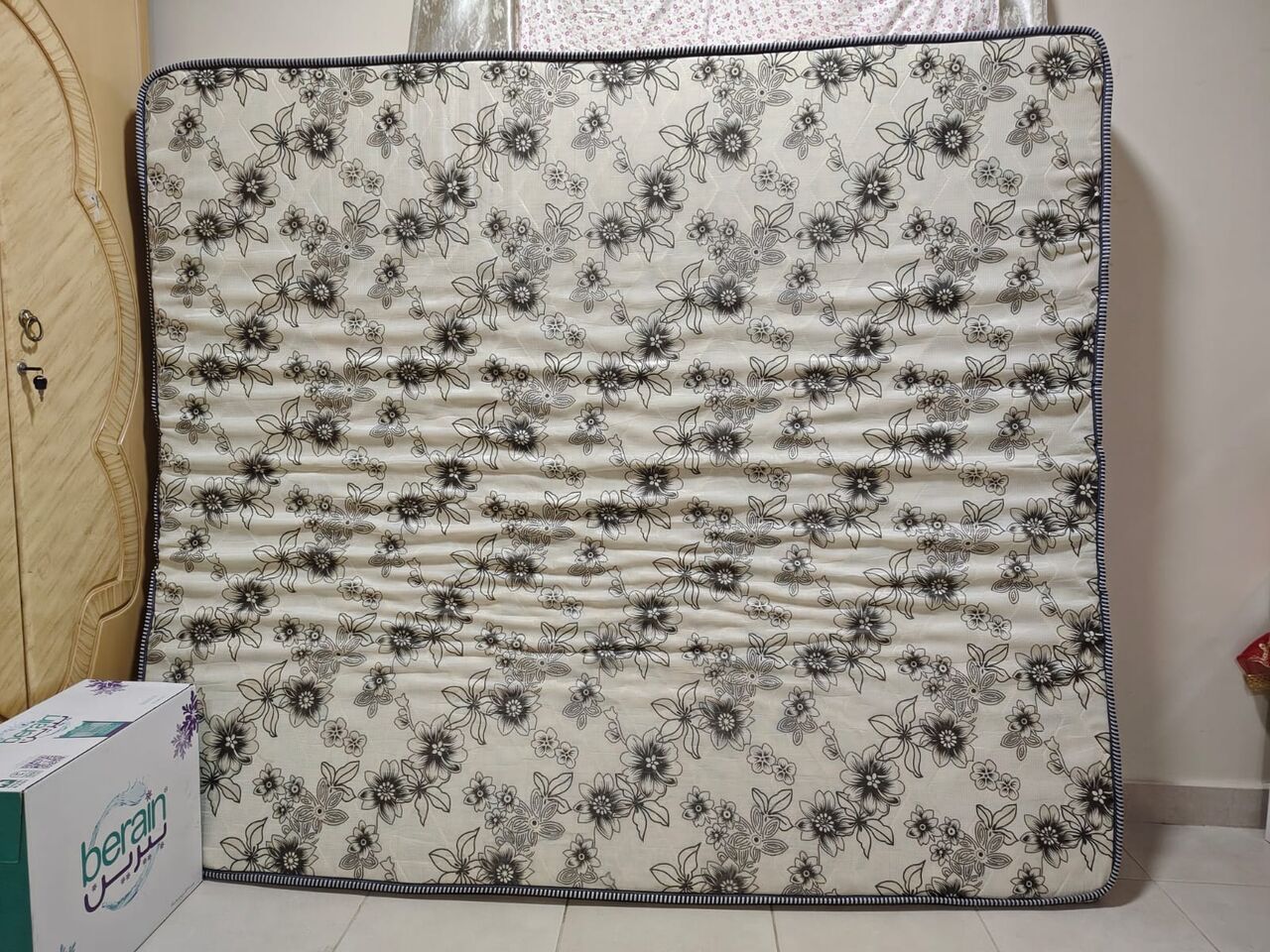 Jubail, Household Items, SAR 200,  6 MONTH USED MATTRESS WITH 2 LEATHER CHAIRS FREE