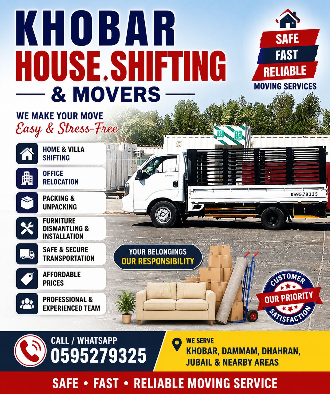 Khobar, Household, PAKISTANI HOUSE SHIFTING IN KHOBAR | PROFESSIONAL PACKING, MOVING & FURNITURE INSTALLATION