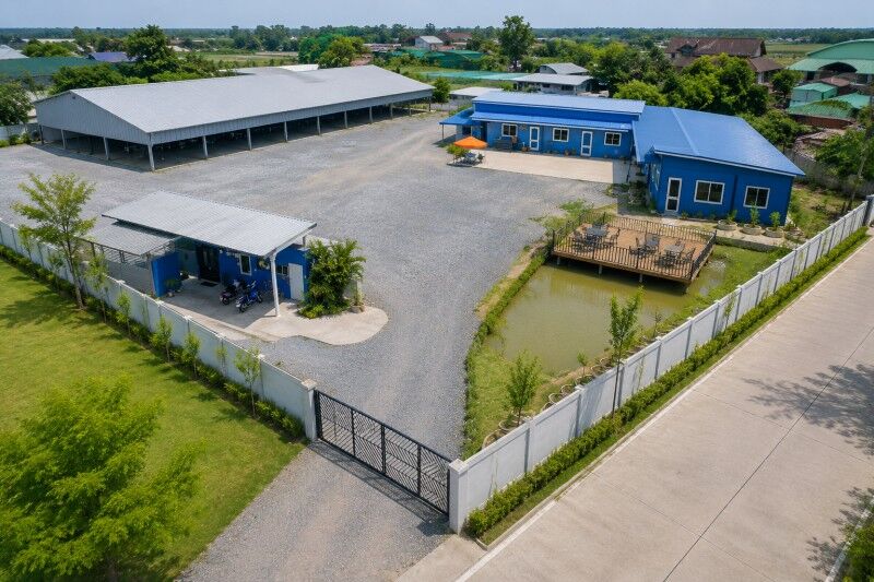 Bangkok, Villas, THB 34998,  1201 Sq. Feet,  Fish Pond, Shrimp Pond, Near Thai Market 900 M., Wat Phra Dhammakaya 1 Km., Yakhon Rum