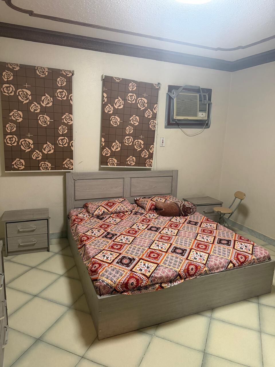 Al Muruj, Furniture, SAR 1799,  4-Piece Bedroom Bundle For Sale - Bed, 2 Side Tables, Dressing With Mirror + Mattress
