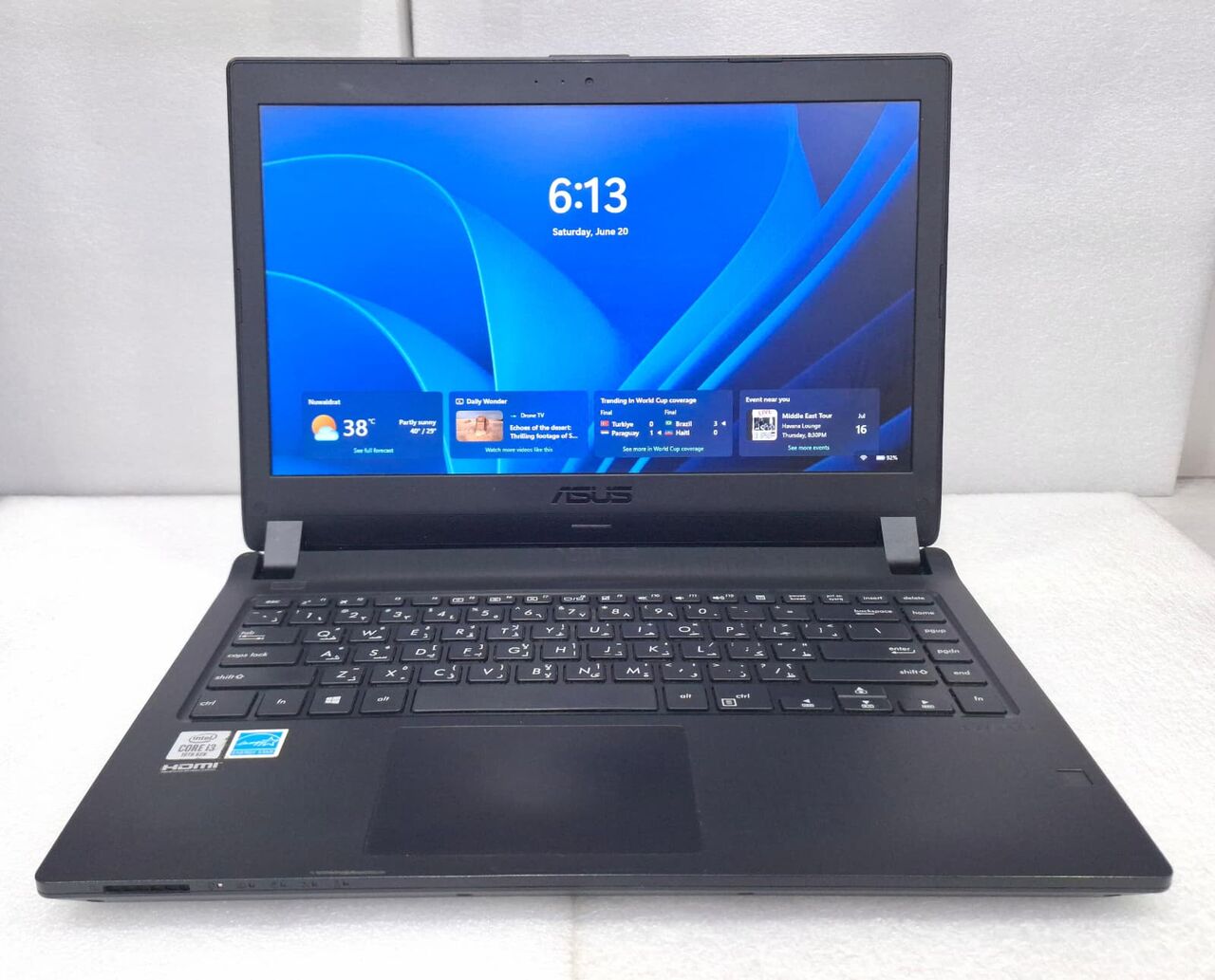 Muharraq, Computers, BHD 78,  ASUS 10th Generation Intel Core I3 Laptop 14" FHD Screen 8GB RAM 256GB SSD Ready OS 11 Pro