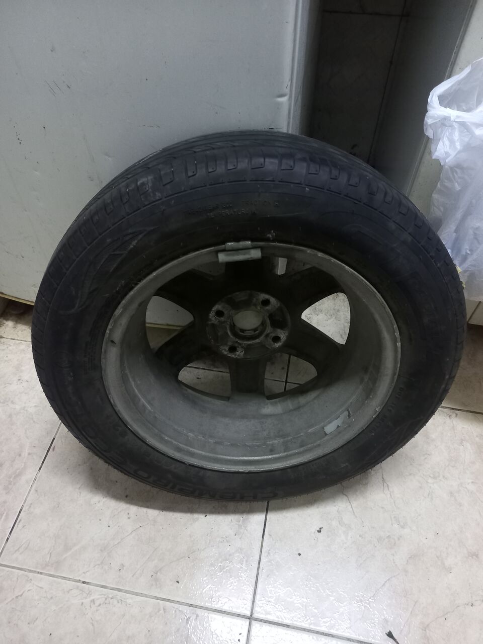Jeddah, Auto Parts, SAR 100,  Tire With Alloy Rim 175 65 R14
