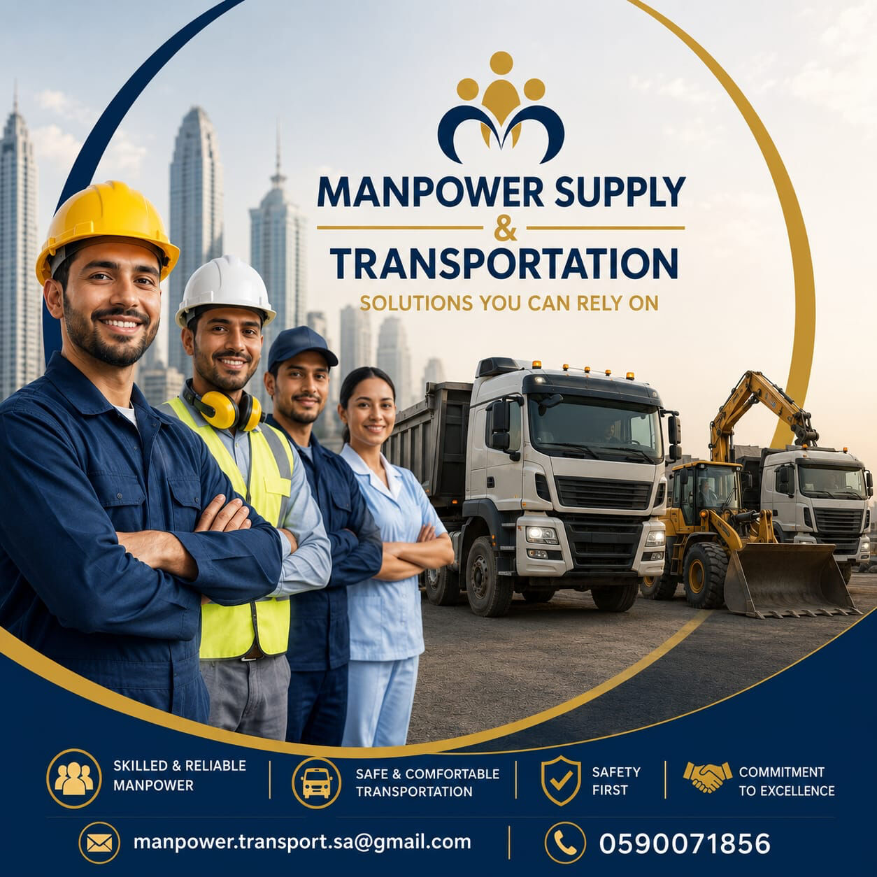 Riyadh, Manpower, Reliable Manpower Supply & Transportation Services &ndash; Sudair Industrial City, Saudi Arabia