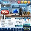 BHD 95,  DELL Intel Core I7 6th Generation Computer Set With DELL Monitor 16GB DDR4 RAM Ready OS 11