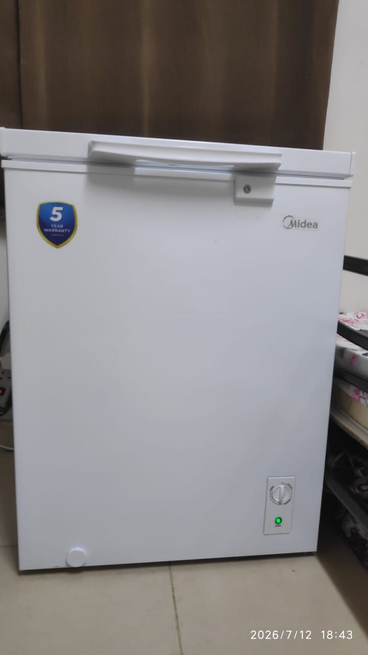 Jeddah, Appliances, SAR 499,  Brand New Midea Chest Freezer (Model HS186CN) For Sale &ndash; SAR 499