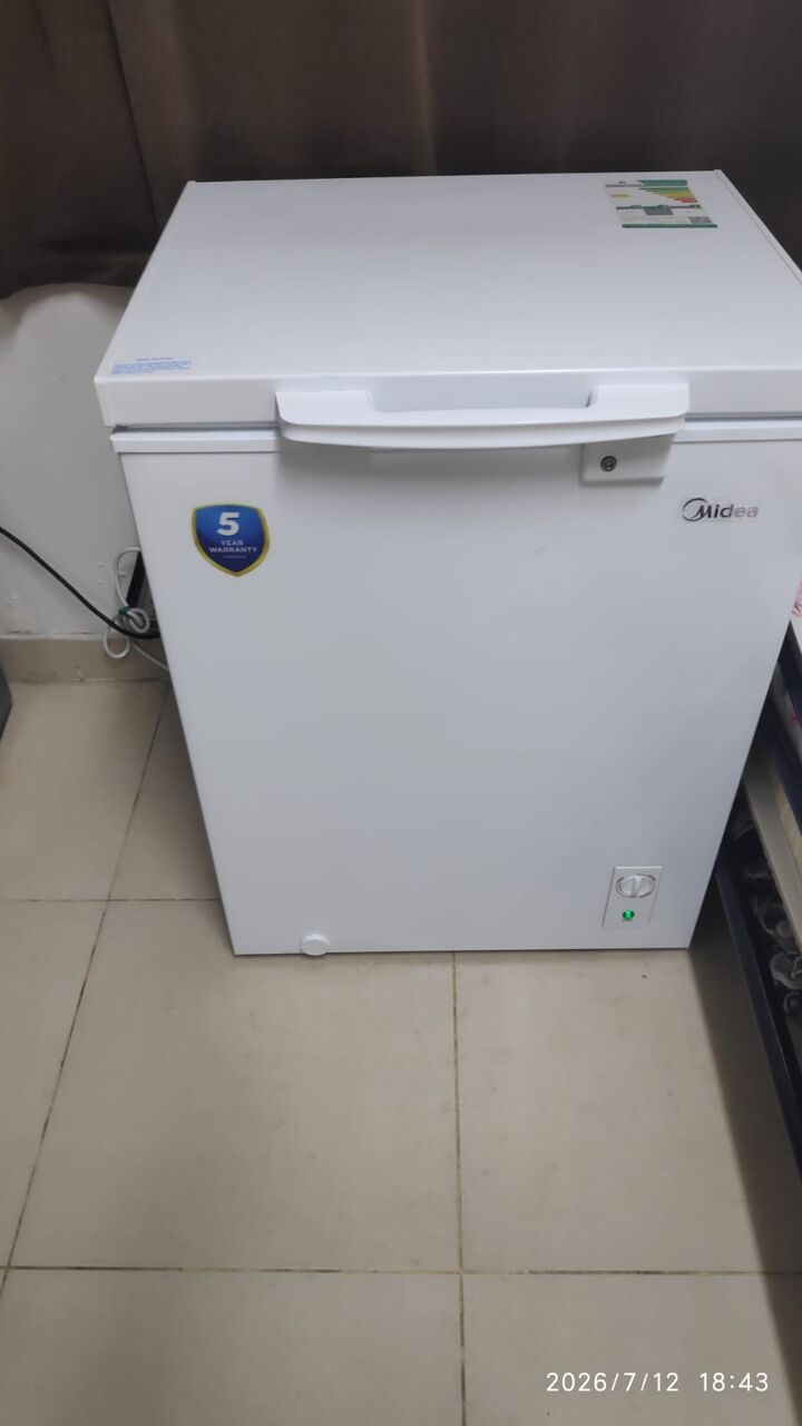 Jeddah, Appliances, SAR 499,  Brand New Midea Chest Freezer (Model HS186CN) For Sale &ndash; SAR 499