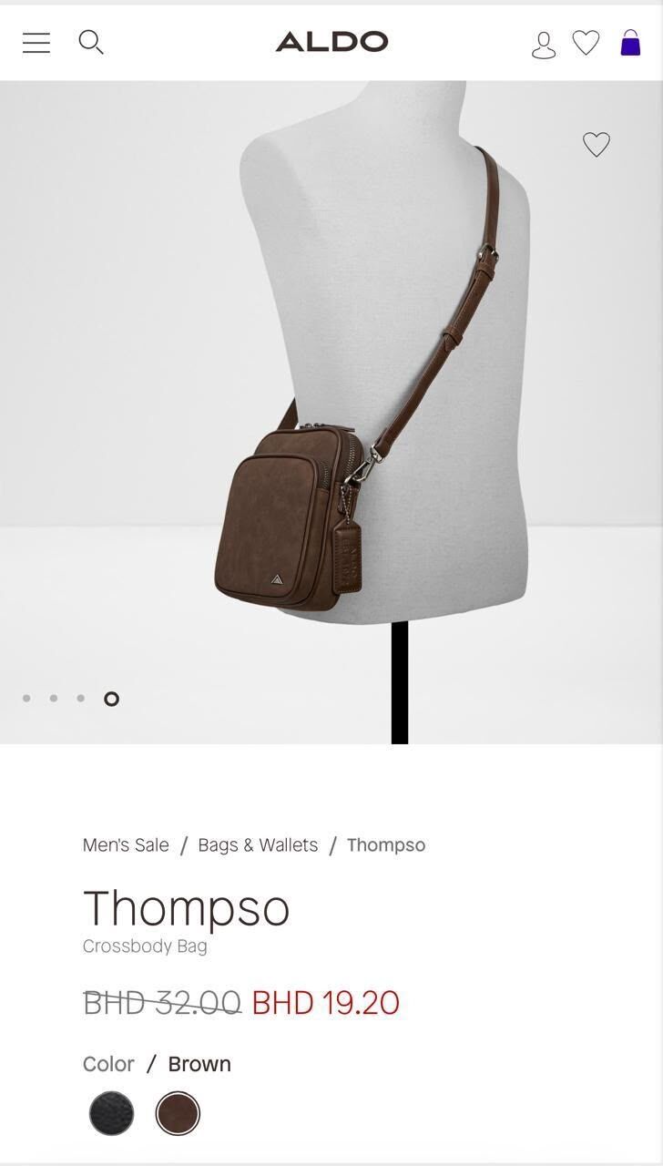 Juffair, Clothing & Accessories, BHD 15,  Aldo Thompson Unisex Crossbody Bag &ndash; Brand New (Never Used)