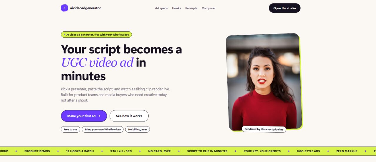 Austin, Software, AI Video Ad Generator