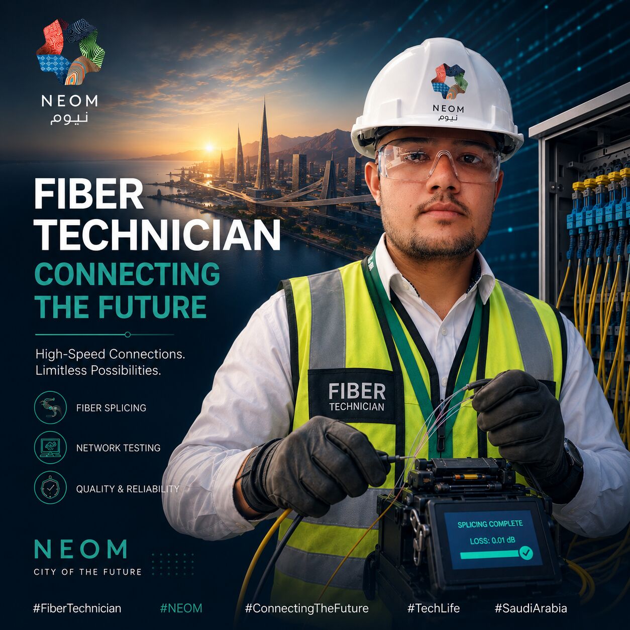 Jubail, Job Seekers, CCTV & Fiber Optics Technician