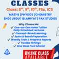 Home & Online Tutor | 8th, 9th, 10th, FSc (Pre-Engg), ICS | All Subjects