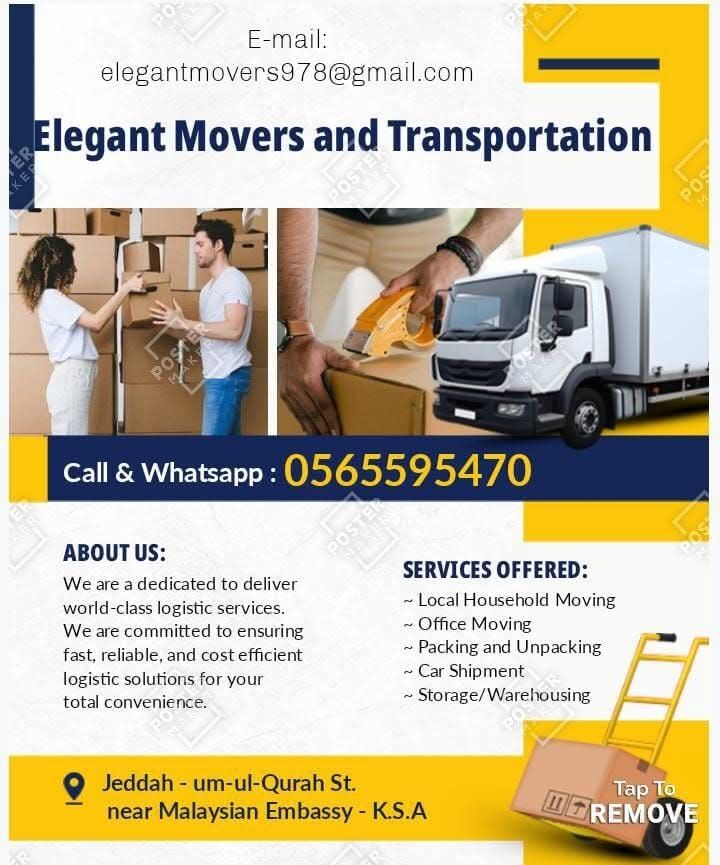 Jeddah, Household, Offering Trucks Dabab For House Moving, House Shifting & Packing Inside Jeddah. 0565595470