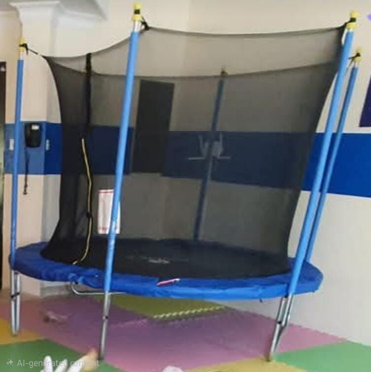Juffair, Toys & Games, 40,  Trampoline For Children &Adults ,children Slide Big ,single Cot With Mattress