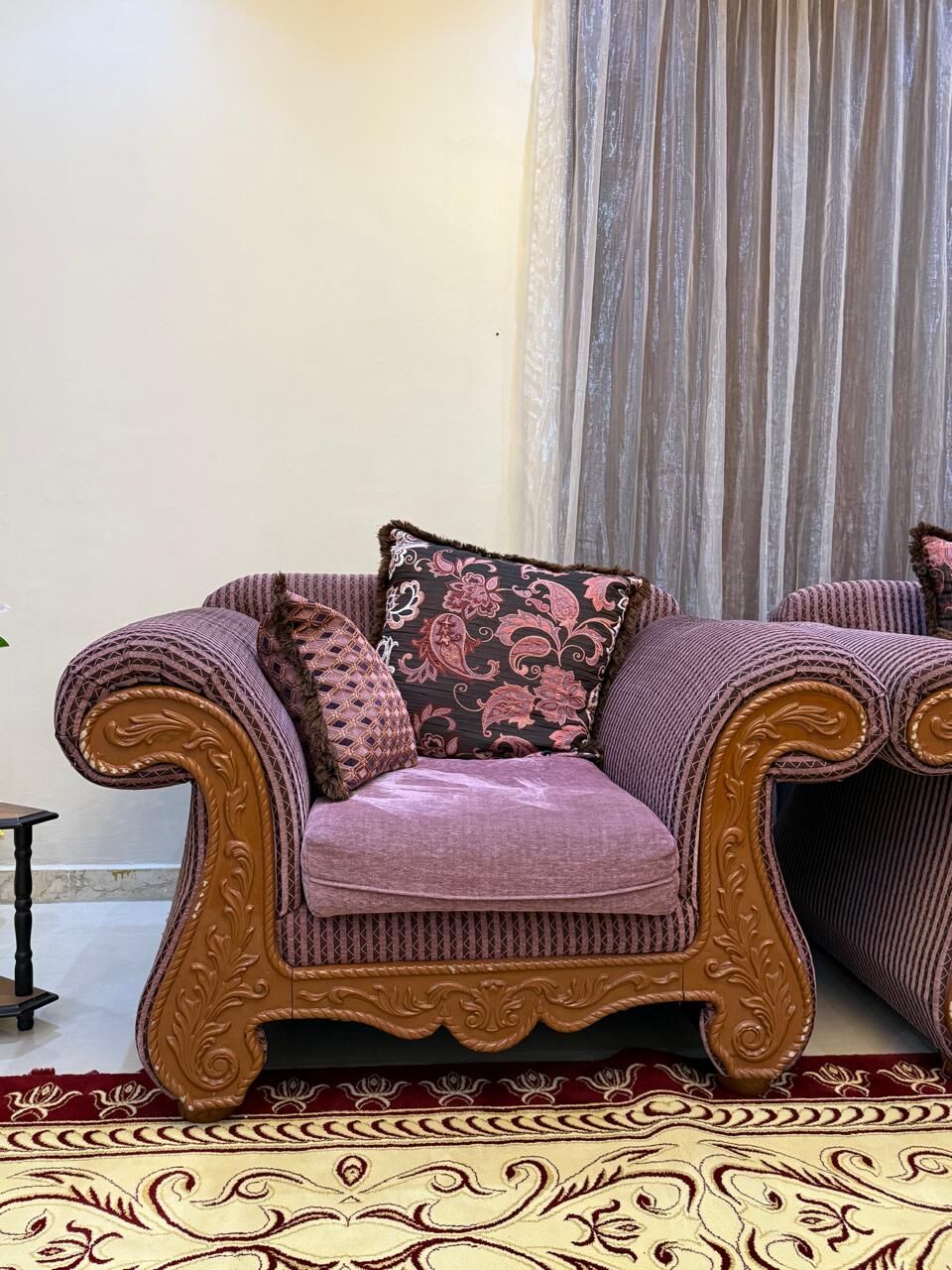 Khobar, Household Items, SAR 350,  7 Seater Sofa With Sofa Cushion And Curtain