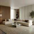 INR 124,  Bharat Lifestyle L Shape Sofa Set | Modern & Spacious Designs
