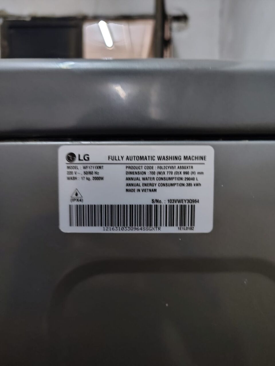 Al Batha, Appliances, SAR 1500,  Fully Automatic Machine 17 KG - LG