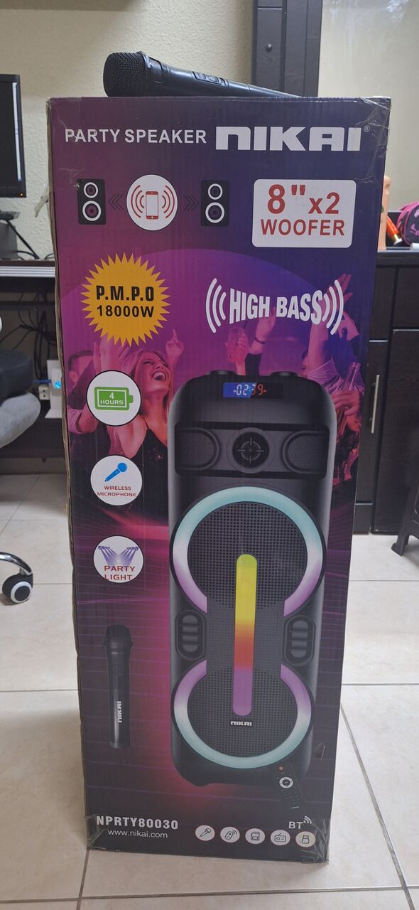 Jubail, Electronics, SAR 150,  Nikai Bluetooth Party Speaker