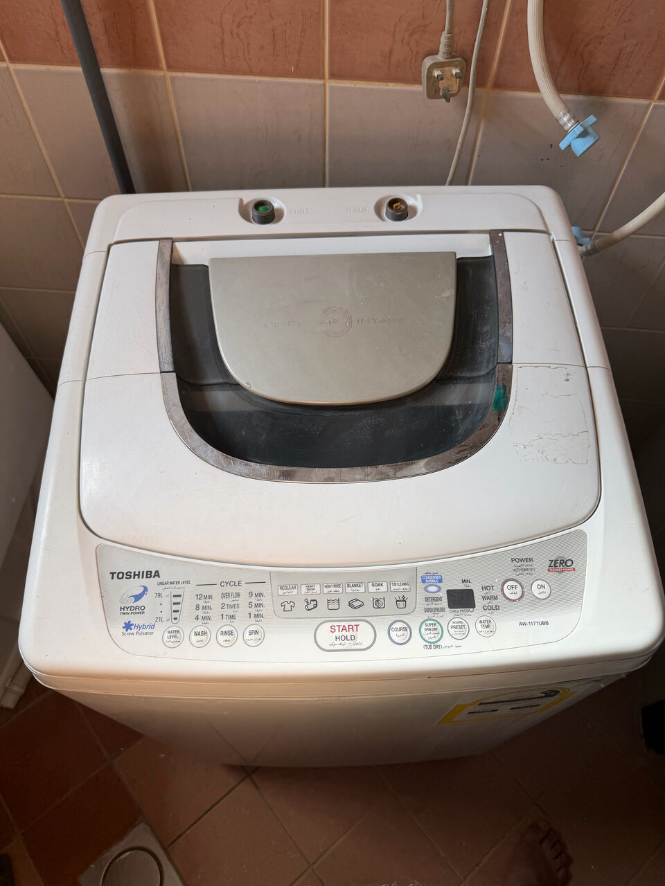 Al Aziziyah, Appliances, SAR 450,  Japanese Toshiba Washing Machine Fully Automatic Good Condition