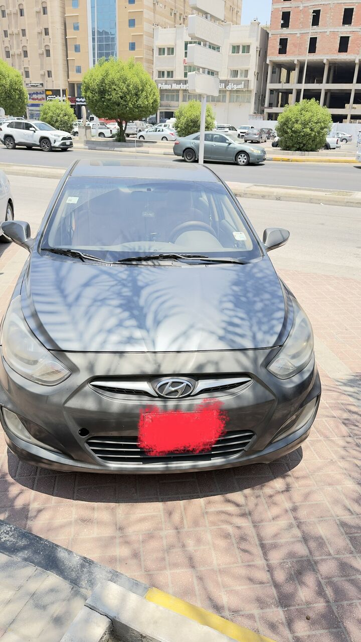 Jubail, Vehicles, Cars & Trucks , SAR 20500,  Hyundai Accent,  2013,  Automatic,  176000 KM,   Is In Good Condition With Sunroof,digital Display.