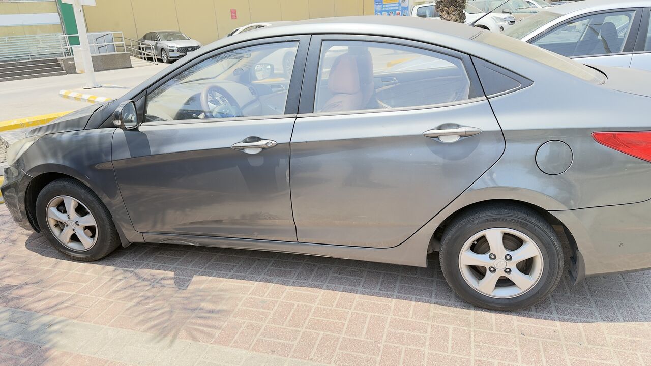 Jubail, Vehicles, Cars & Trucks , SAR 20500,  Hyundai Accent,  2013,  Automatic,  176000 KM,   Is In Good Condition With Sunroof,digital Display.