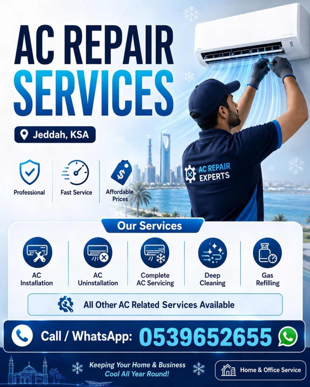 Jeddah, Air Conditioning, AC Repair Services