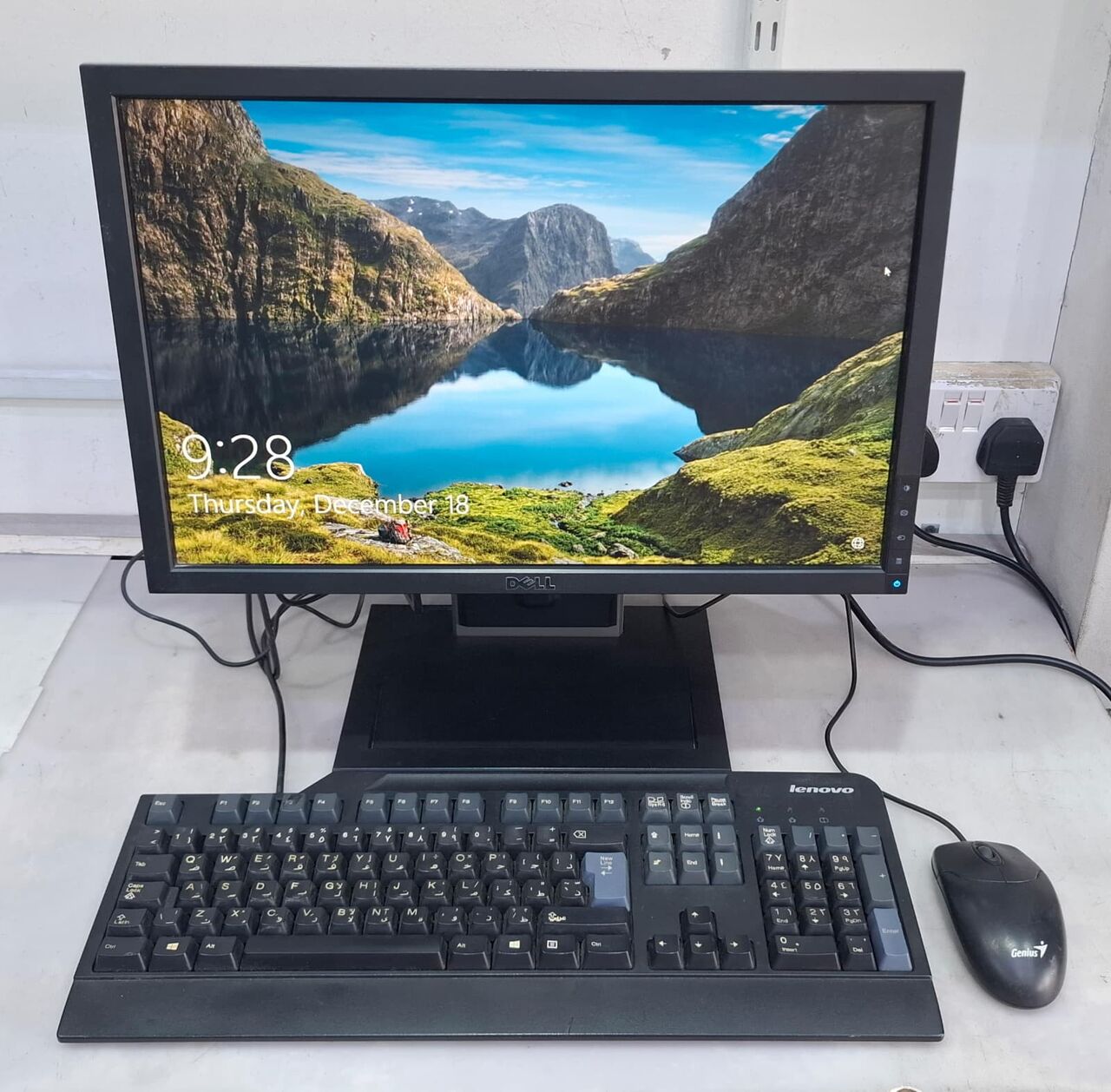 Riffa, Computers, BHD 55,  DELL Core I7 All In One WiFi Computer 20" HD Wide Monitor 8GB RAM + 256GB SSD Ready Win 11