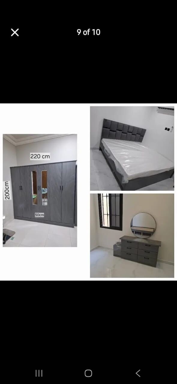 Dhurma, Furniture, SAR 11,  New Bedroom Set And Mitrss Cabinet Sale